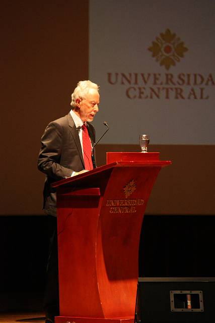 JM Coetzee. Fotografía Gina Navarro 