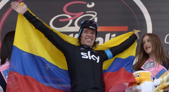 Rigoberto Urán. Fotografía tomada de www.lapatria.com