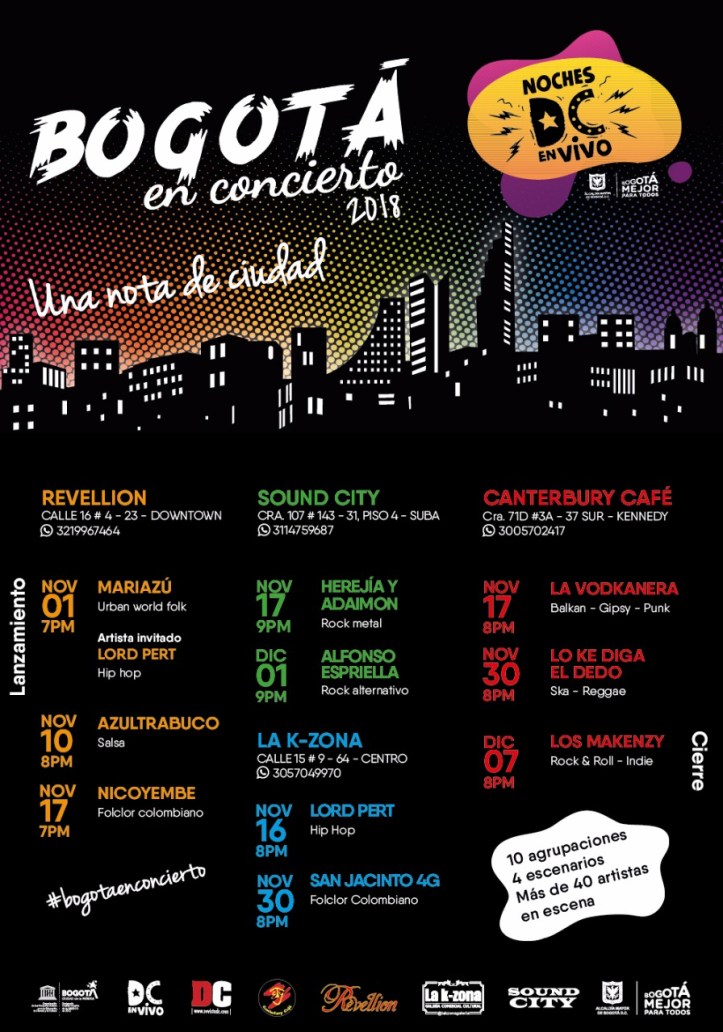 bogota en concoerto